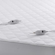 White Quilted Cotton Electric Blanket